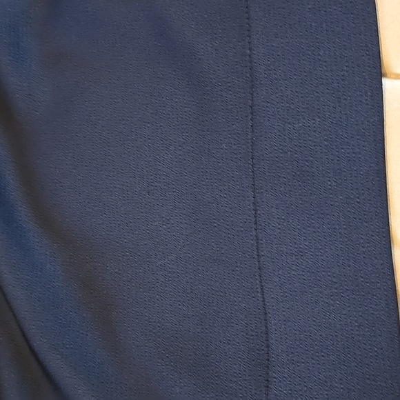 J. Crew Navy Hammered Satin Top - Picture 9 of 10